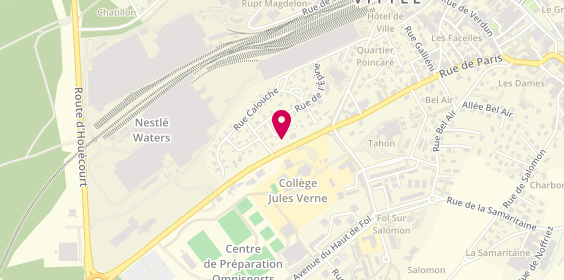 Plan de THOMAS Julien, 87 Rue de Tahon, 88800 Vittel