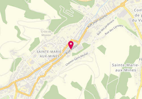 Plan de KAPS KRISTNER Annick, 29 Rue Reber, 68160 Sainte-Marie-aux-Mines