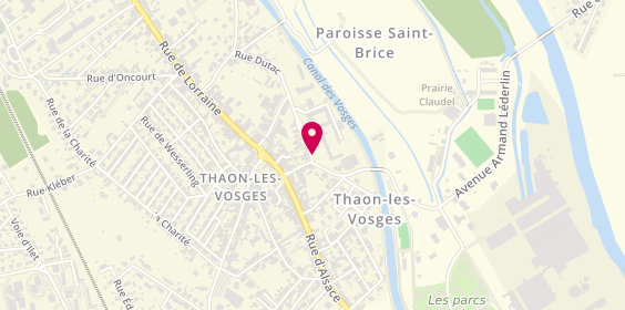 Plan de COCHET Caroline, 12 Place Jules Ferry, 88150 Thaon-les-Vosges