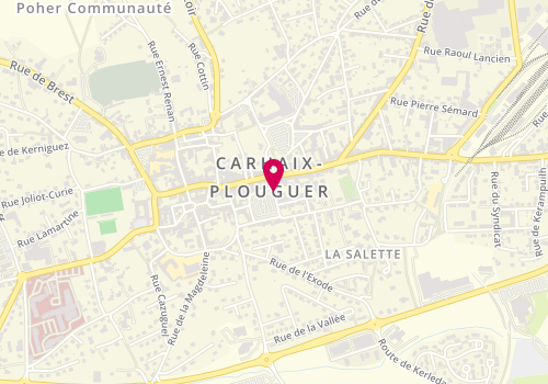 Plan de GARDIER Gilles, 7 Rue Aristide Briand, 29270 Carhaix-Plouguer