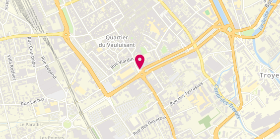 Plan de DELCOURT Blanche, 56 Boulevard du 14 Juillet, 10000 Troyes