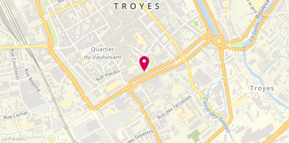Plan de HERMANT Michel, 40 Bis Boulevard du 14 Juillet, 10000 Troyes