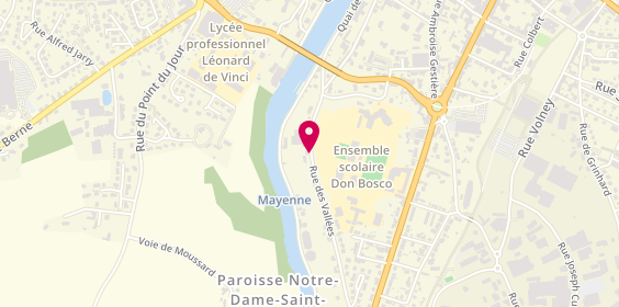 Plan de MARTIN GALLEGOS Alma, 256 Rue des Vallees, 53100 Mayenne