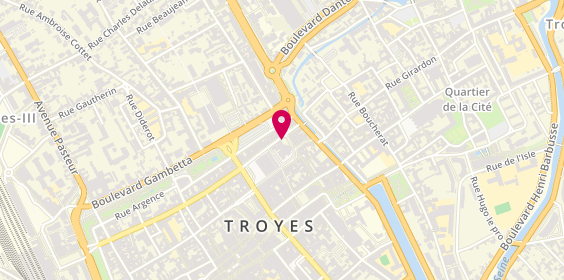 Plan de MESSAGER Loïc, 15 Rue du General de Gaulle, 10000 Troyes