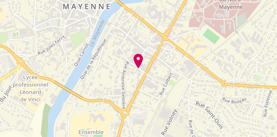 Plan de WATINE Bérengère, 13 Rue Dupont Grandjardin, 53102 Mayenne