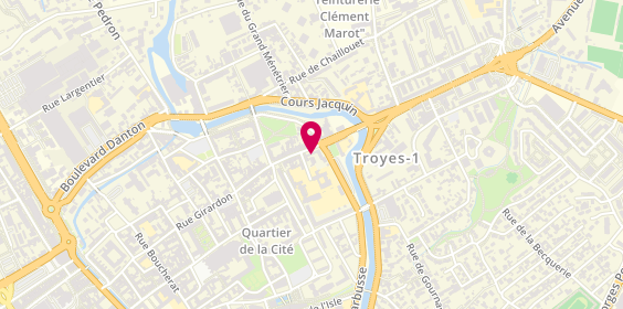 Plan de FERY Guillaume, 72 Rue Kléber, 10000 Troyes