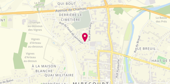 Plan de LE BARBU Christophe, 29 Rue du Fond de Jainveau, 88500 Mirecourt