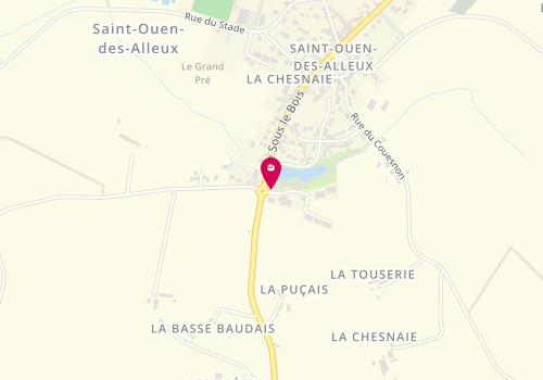 Plan de HOSTIOU Antoinette, 1 Rue du Docteur Gorvel, 35140 Saint-Ouen-des-Alleux