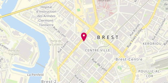 Plan de BRAIN Margaux, 22 Rue Algésiras, 29200 Brest
