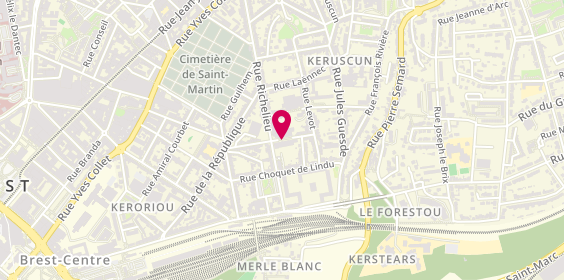 Plan de OZEM Pape Isabelle, 29 Rue Edouard Corbière, 29200 Brest