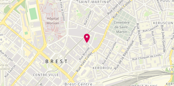 Plan de GITA Ionut, 7 Rue Victor Hugo, 29200 Brest