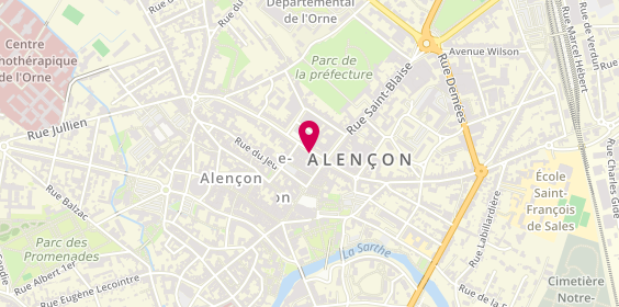 Plan de LE BLANC Caroline, 9 Cours Georges Clemenceau, 61000 Alençon