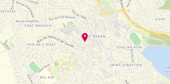 Plan de DAUSQUE Sabine, 1 Bis Place de la Feuillée, 29290 Saint-Renan