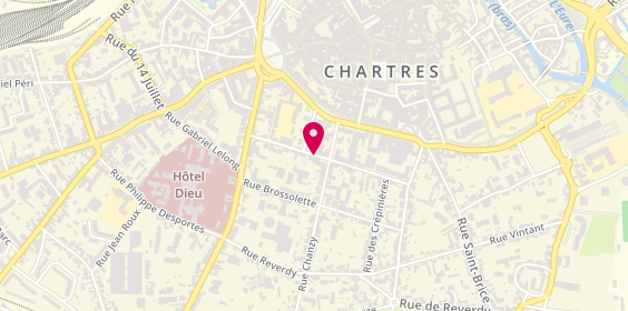 Plan de RAFAITIN Catherine, 35 Rue de Chateaudun, 28000 Chartres
