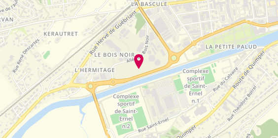 Plan de BERREHARE LE RU Isabelle, 10 Place du Bois Noir, 29800 Landerneau