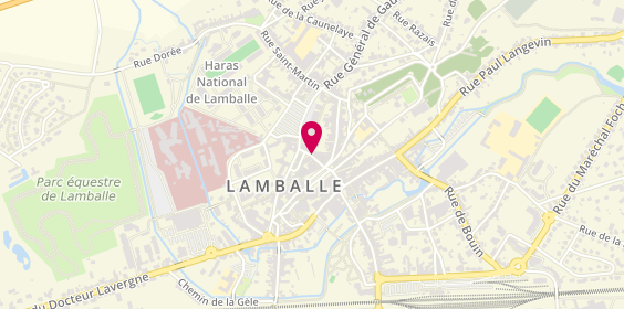Plan de LECLERCQ Bertrand, 10 Rue Villedeneu, 22400 Lamballe-Armor