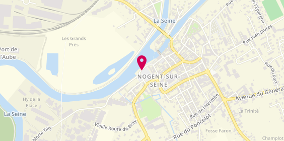 Plan de ADSAN GENC Funda, 7 Quai Port Aux Coches, 10400 Nogent-sur-Seine