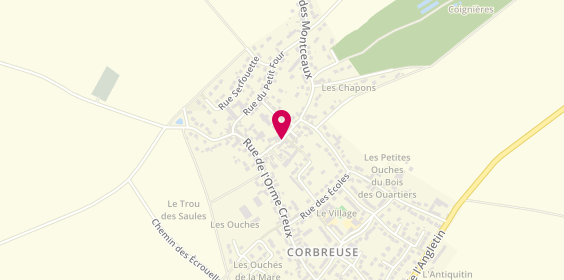 Plan de BONSARD Carole, 14 Rue des Montceaux, 91410 Corbreuse