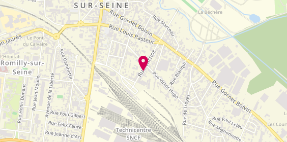 Plan de LASSAUT Yannis, 41 Rue Carnot, 10100 Romilly-sur-Seine