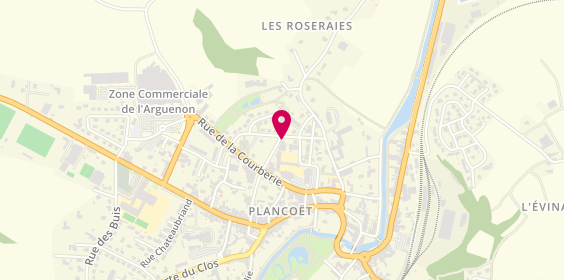 Plan de LACHIVER Yann, 18 Rue Général de Gaulle, 22130 Plancoët
