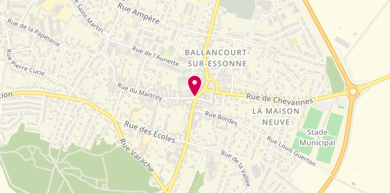 Plan de BAUDELOT Olivier, 4 Place de la Liberte, 91610 Ballancourt-sur-Essonne
