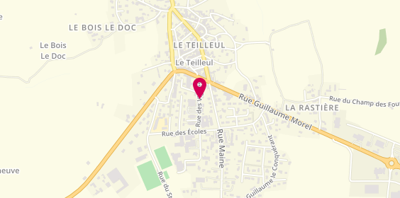 Plan de MORILLON Isabelle, 11 Rue des Vignes, 50640 Le Teilleul