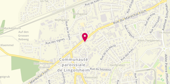 Plan de LEBEAU Charlotte, 91 Rue du Maréchal Foch, 67380 Lingolsheim
