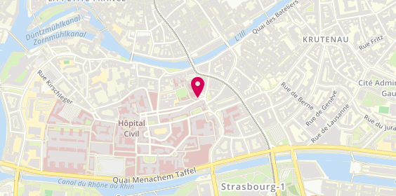 Plan de AMESLAND Quentin, 1 Place de l'Hopital, 67091 Strasbourg