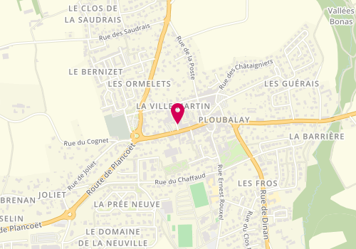 Plan de PHILIPPE Marie, 2 Bis Rue de la Ville Martin, 22650 Beaussais-sur-Mer