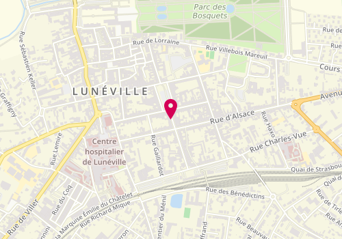 Plan de KLIPFEL Bastien, 4 Rue Carnot, 54300 Lunéville
