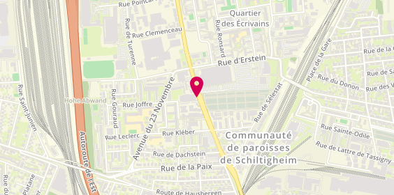 Plan de DE GUIO Louise, 127 Route du General de Gaulle, 67300 Schiltigheim