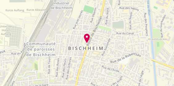 Plan de JASIAK Daniel, 43 Route de Bischwiller, 67800 Bischheim