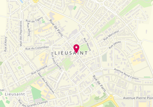 Plan de GRECO Béatrix, 51 Rue de Paris, 77127 Lieusaint