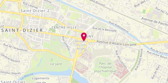 Plan de TAILLE Stéphanie, 28 Place du Général de Gaulle, 52100 Saint-Dizier