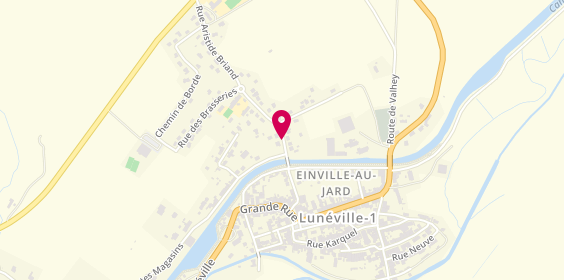 Plan de DONGA JACQUOT CÉLINE, 15 Rue Aristide Briand, 54370 Einville-au-Jard