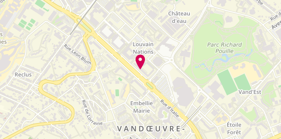 Plan de VALLIN Fabienne, 17 Rue du Luxembourg, 54500 Vandœuvre-lès-Nancy