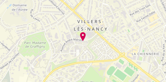 Plan de VEZAIN Jamila, 165 Avenue André Malraux, 54600 Villers-lès-Nancy