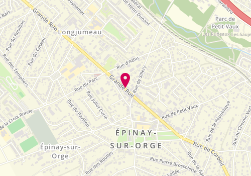 Plan de TRICHET Sophie, 64 Grande Rue, 91360 Épinay-sur-Orge
