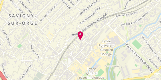 Plan de POYET Priscilla, 7 Rue Camille Claudel, 91600 Savigny-sur-Orge
