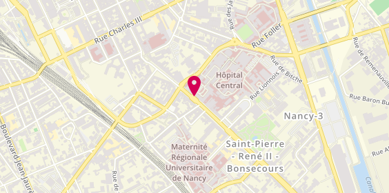 Plan de HAGUENAUER Camille, 29 Avenue de Lattre de Tassigny, 54035 Nancy