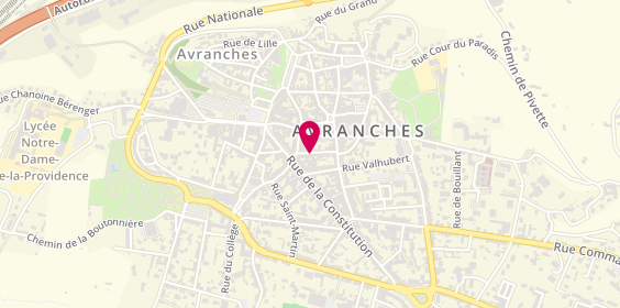 Plan de DESMONTS Eric, 7 Rue Saint Pierre, 50300 Avranches