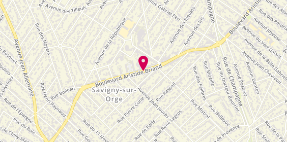 Plan de SOLE Véronique, 68 Boulevard Aristide Briand, 91600 Savigny-sur-Orge