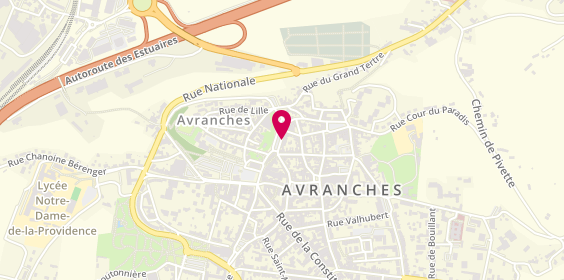 Plan de SFREDEL Radu, 6 Place d'Estouteville, 50300 Avranches