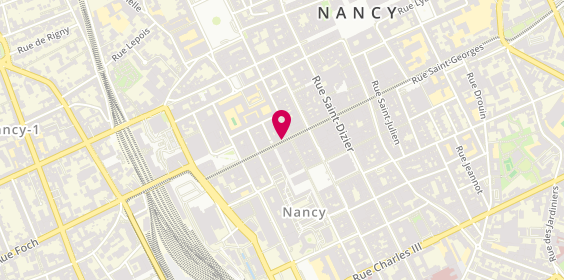 Plan de FISCHER Fanny, 34 Rue Saint Jean, 54000 Nancy