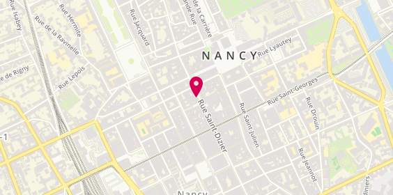Plan de HOUOT Aurore, 10 Rue Saint Dizier, 54000 Nancy