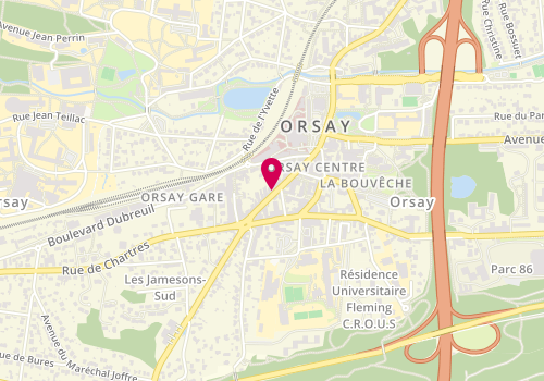 Plan de DESBOEUF Stéphane, 14 Rue Archangé, 91400 Orsay