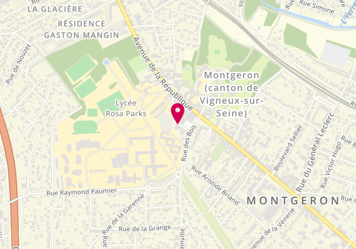 Plan de MOUTON PONSAILLE STÉPHANIE, 12 Rue René Haby, 91230 Montgeron