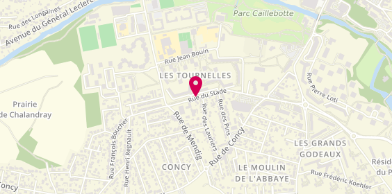 Plan de CORBIERE Géraldine, 4 Rue du Stade, 91330 Yerres
