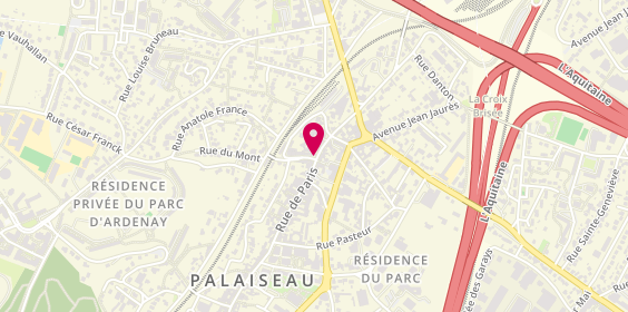 Plan de AKYLANGONGO Tatsha, 2 Rue de la Gare, 91120 Palaiseau