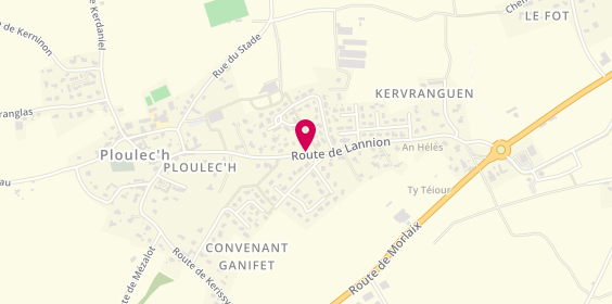 Plan de PLANCHAIS Marlyse, Route de Lannion, 22300 Ploulec'h